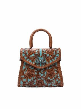 Loyal West | Leon Mini Handle Purse - Whiskey & Water